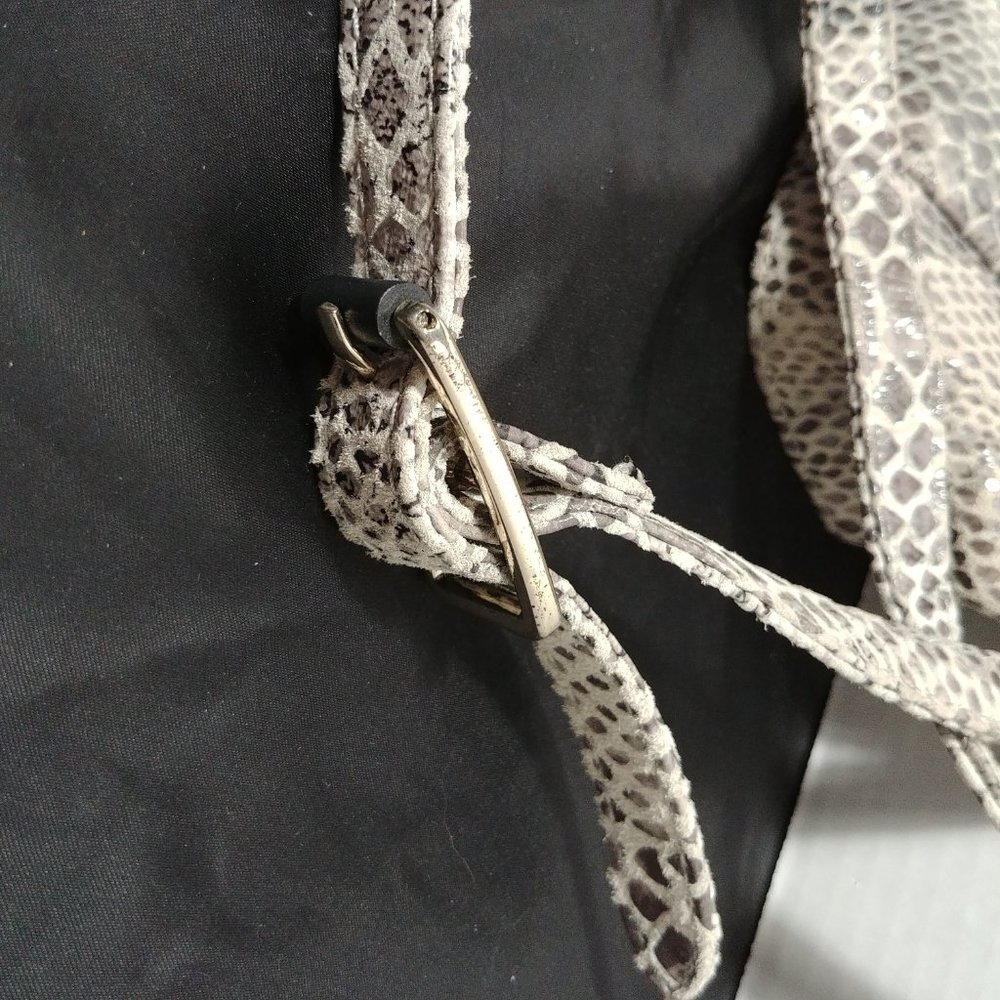 Elliott Lucca Python Embossed Leather Bag - image 4